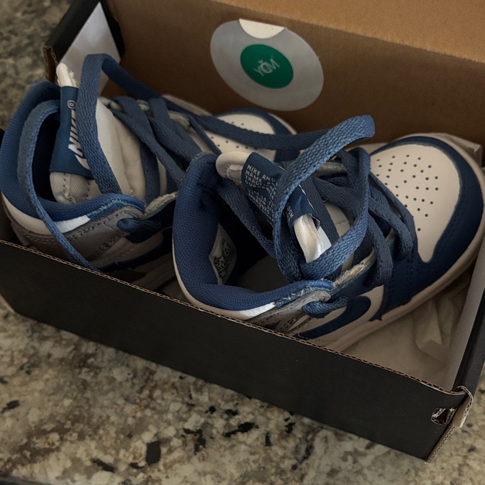 Air Jordan Nike Baby Sneakers in Blue and White